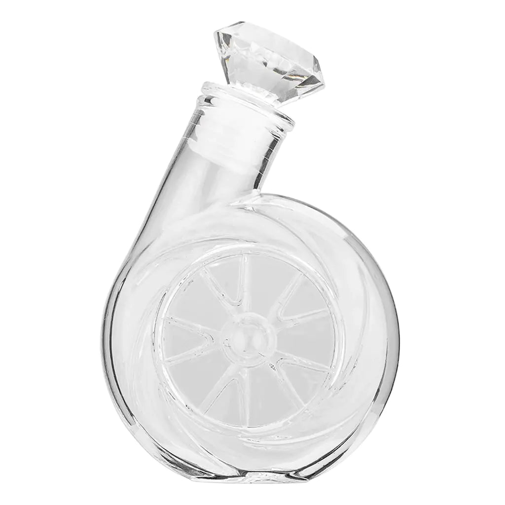 Vintage-style RétroVin™ wine carafe with diamond-shaped stopper.