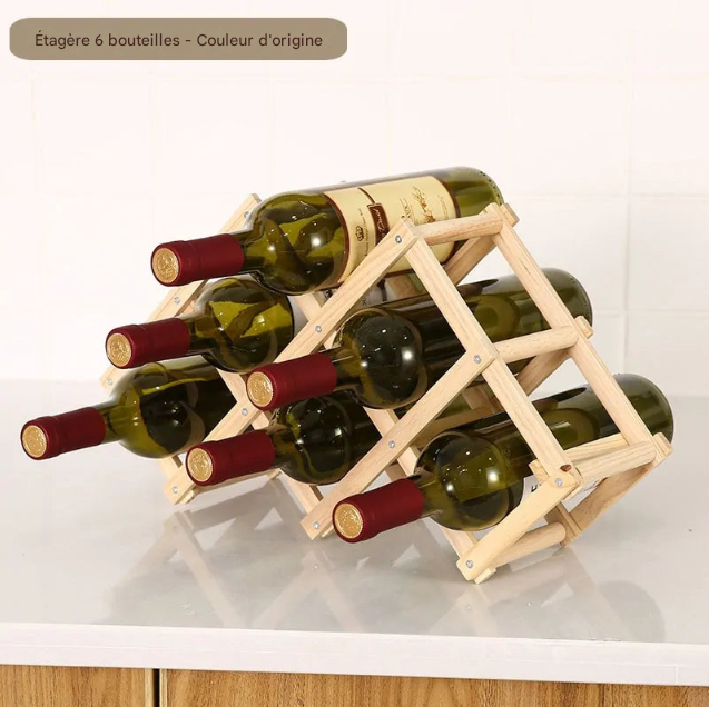 BoiséLuxe™ | Casier à Vin en Bois