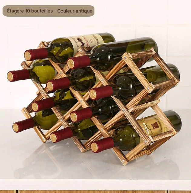BoiséLuxe™ | Casier à Vin en Bois
