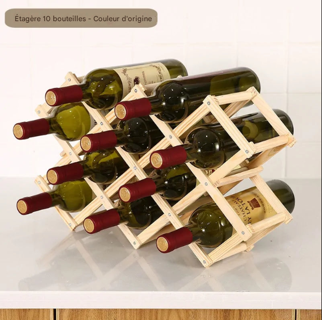 BoiséLuxe™ | Casier à Vin en Bois