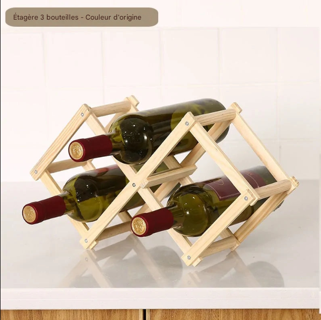 BoiséLuxe™ | Casier à Vin en Bois